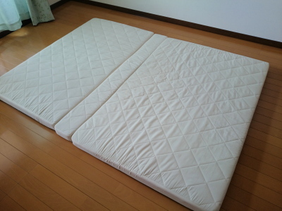 娘の新居 友達が泊まりにくるとマットレスが布団がわりに ベルメゾン大型家具購入 交換 返品体験記